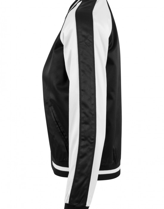 Дамско яке в черно и бяло от Urban Classics Ladies 3-Tone Souvenir Дамско яке в черно и бяло от Urban Classics Ladies 3-Tone Souvenir