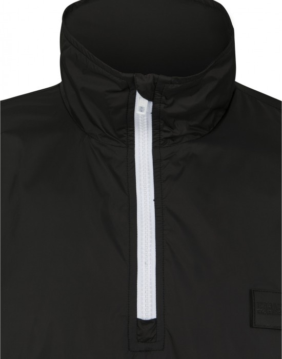 Мъжко яке ветровка Urban Classics blk/wht Мъжко яке ветровка Urban Classics blk/wht