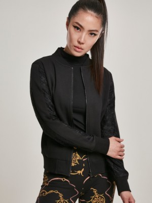 Дамско горнище тип бомбър Urban Classics Ladies Lace Bomber