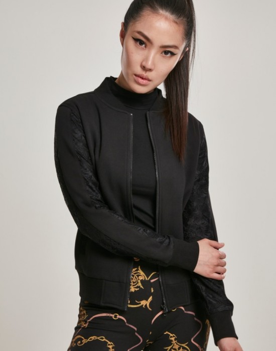 Дамско горнище тип бомбър Urban Classics Ladies Lace Bomber