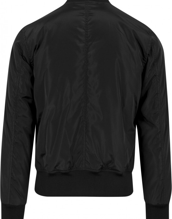 Мъжко черно яке тип бомбър Urban Classics blk/blk Мъжко черно яке тип бомбър Urban Classics blk/blk