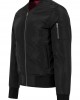 Мъжко черно яке тип бомбър Urban Classics blk/blk Мъжко черно яке тип бомбър Urban Classics blk/blk