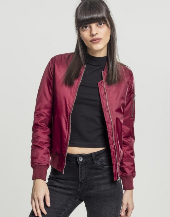 Дамско яке в червено от Urban Classics Ladies Basic Bomber 