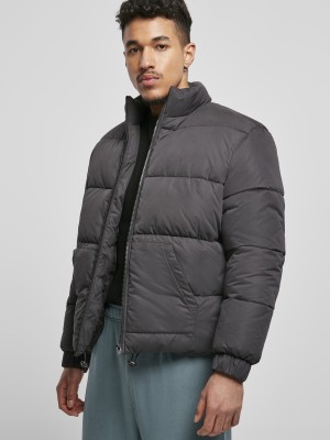 Мъжко зимно късо яке Urban Classics в черен цвят 