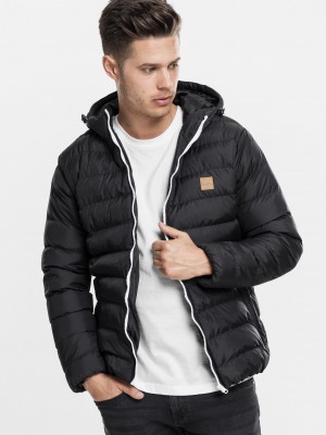 Мъжко зимно яке Urban Classics Basic blkwhtblk