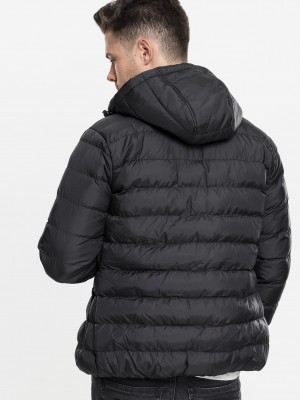 Мъжко зимно яке Urban Classics Basic blkwhtblk