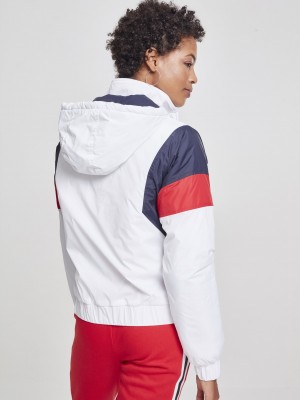 Дамско яке в бяло от Urban Classics 3-Tone Padde