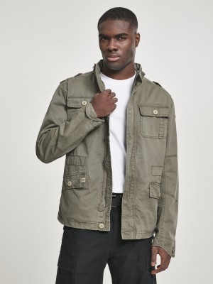 Мъжко яке в цвят маслина Brandit Britannia