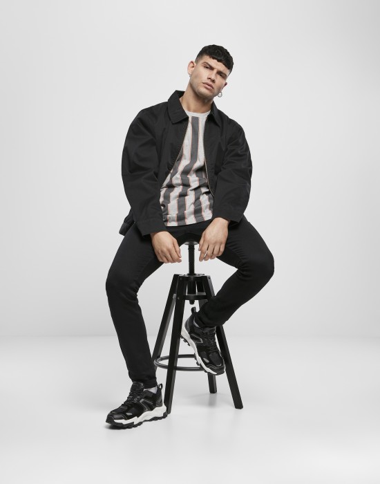 Мъжко тънко яке Urban Classics Workwear в черен цвят