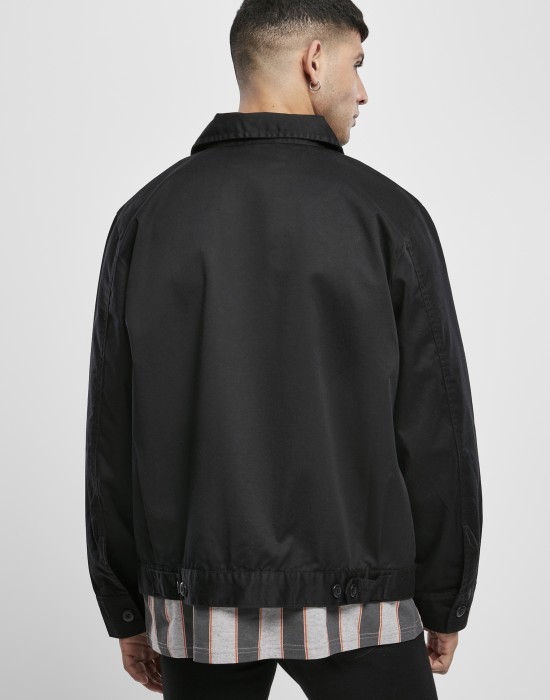 Мъжко тънко яке Urban Classics Workwear в черен цвят