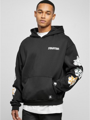 Мъжки суичър в черен цвят Starter