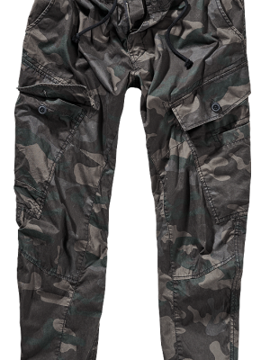 Мъжки летни панталони в тъмен камуфлаж Ray Vintage