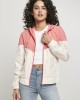Дамска ветровка в розово и пясъчно Urban Classics Ladies Arrow Windbreaker 