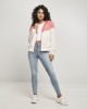Дамска ветровка в розово и пясъчно Urban Classics Ladies Arrow Windbreaker 