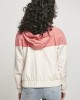 Дамска ветровка в розово и пясъчно Urban Classics Ladies Arrow Windbreaker 