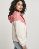 Дамска ветровка в розово и пясъчно Urban Classics Ladies Arrow Windbreaker 