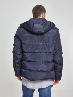 Мъжко зимно яке Urban Classics в син цвят