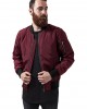 Мъжко яке тип бомбър в цвят бордо Urban Classics burgundy/black