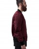 Мъжко яке тип бомбър в цвят бордо Urban Classics burgundy/black