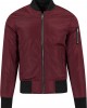 Мъжко яке тип бомбър в цвят бордо Urban Classics burgundy/black
