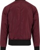 Мъжко яке тип бомбър в цвят бордо Urban Classics burgundy/black