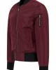 Мъжко яке тип бомбър в цвят бордо Urban Classics burgundy/black