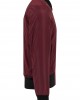 Мъжко яке тип бомбър в цвят бордо Urban Classics burgundy/black