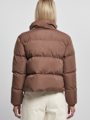 Дамско яке в кафяв цвят Urban Classics Peached Puffer