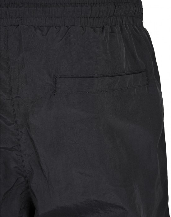 Мъжки карго панталони в черно Urban Classics Cargo Nylon Track