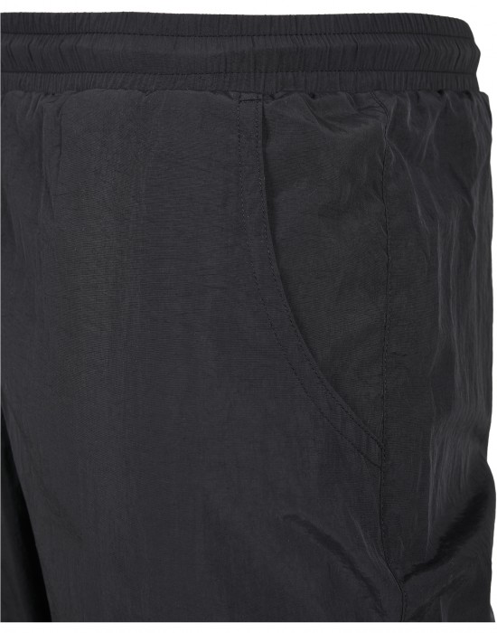 Мъжки карго панталони в черно Urban Classics Cargo Nylon Track