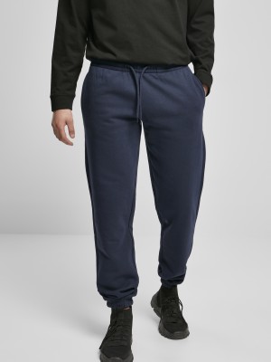 Мъжко долнище в тъмносин цвят Urban Classics Basic Sweatpants 2.0 