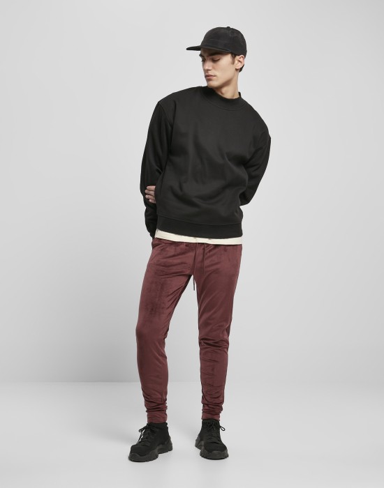 Мъжка блуза в черен цвят Urban Classics Mock Neck Crew Мъжка блуза в черен цвят Urban Classics Mock Neck Crew