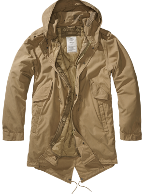 Мъжка парка в цвят камел Brandit M51 US