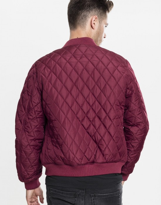 Мъжко пролетно-есенно яке Urban Classics в цвят бордо