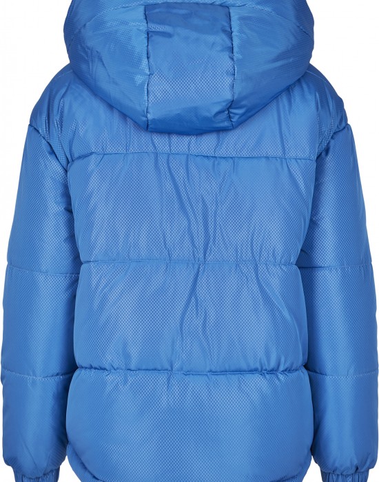 Дамско яке в синьо Urban Classics Ladies Oversized Hooded Puffer 