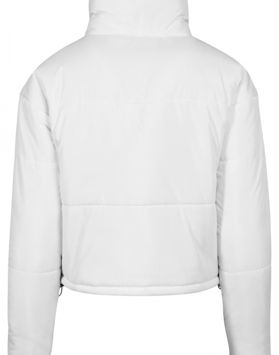 Дамско яке Urban Classics High Neck в бял цвят Дамско яке Urban Classics High Neck в бял цвят