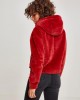 Дамски плюшен суичър Urban Classics burgundy Дамски плюшен суичър Urban Classics burgundy