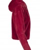 Дамски плюшен суичър Urban Classics burgundy Дамски плюшен суичър Urban Classics burgundy