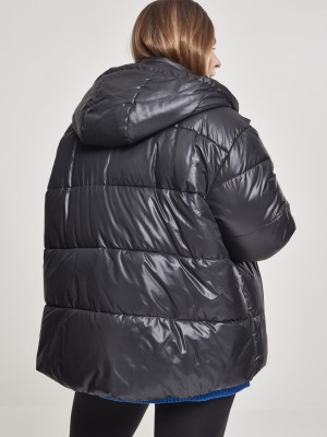 Дамско зимно яке Urban Classics Vanish в черен цвят