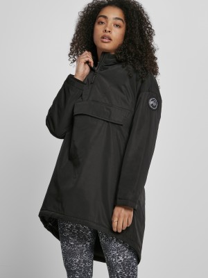 Дамско яке в черно от Urban Classics Long Oversized Pull Over