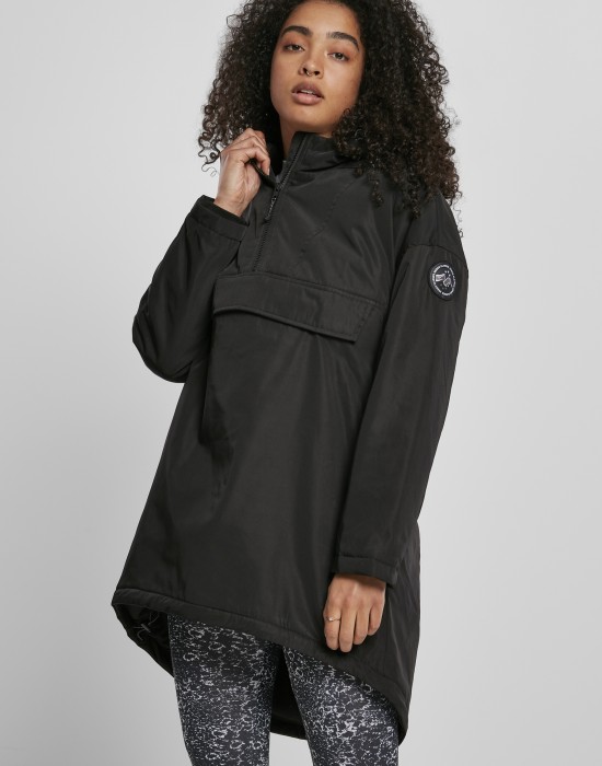Дамско яке в черно от Urban Classics Long Oversized Pull Over