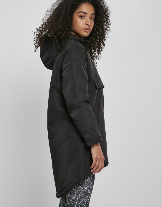 Дамско яке в черно от Urban Classics Long Oversized Pull Over