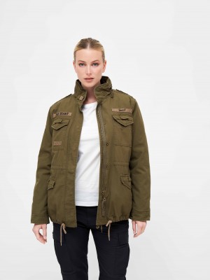 Премиум дамско яке в цвят маслина Brandit women M65 Giant