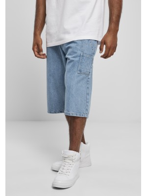 Мъжки къси дънкови панталони в син цвят Southpole Denim Shorts mid blue 