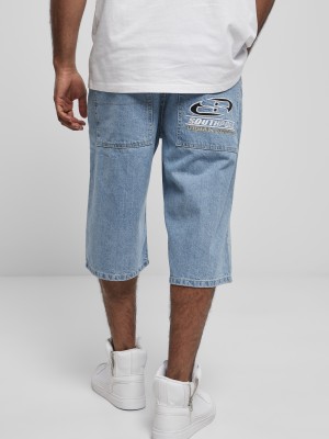 Мъжки къси дънкови панталони в син цвят Southpole Denim Shorts mid blue 