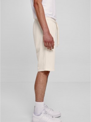 Мъжки къси панталони в цвят екрю Urban Classics Basic Sweatshorts