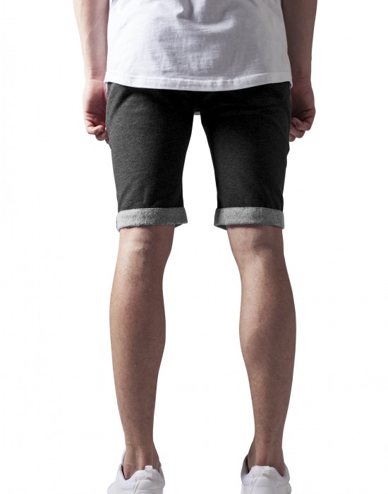 Мъжки къси панталони Urban Classics charcoal Мъжки къси панталони Urban Classics charcoal