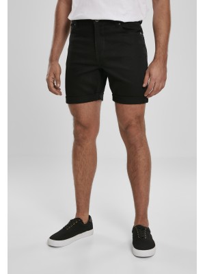 Мъжки къси панталони в черно Urban Classics Fit   Мъжки къси панталони в черно Urban Classics Fit