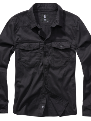 Мъжка класическа риза в черен цвят Brandit