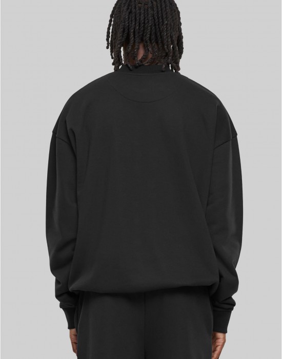 Мъжка блуза в черно Urban Classics Light Terry Crew Мъжка блуза в черно Urban Classics Light Terry Crew